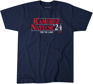 Ramirez-Naylor '24 Shirt, Cleveland - MLBPA Licensed - BreakingT