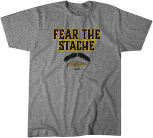 Paul Skenes: Fear the Stache Shirt, Pittsburgh - MLBPA - BreakingT