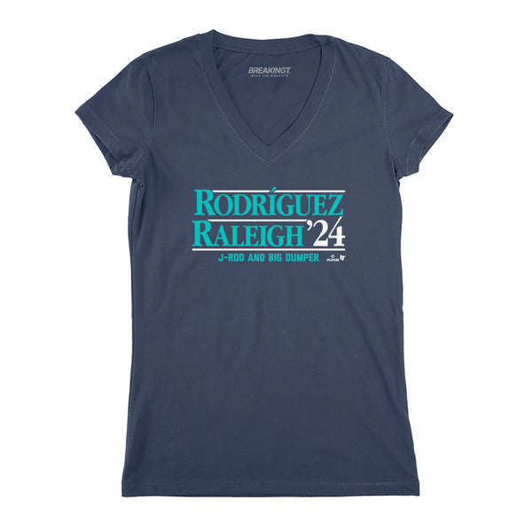 Rodriguez-Raleigh '24 Shirt, Seattle - MLBPA Licensed - BreakingT