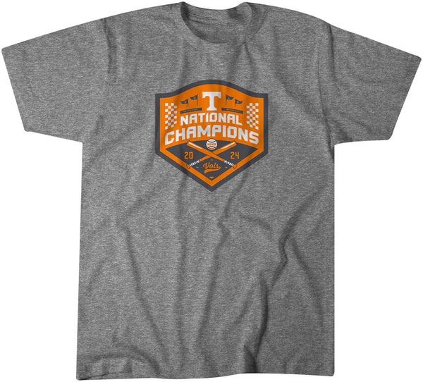 Tennessee Baseball: 2024 College World Series Champions (Gray)