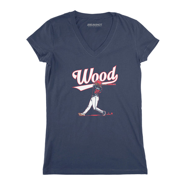 James Wood Slugger Swing Shirt, Washington - MLBPA Licensed -BreakingT