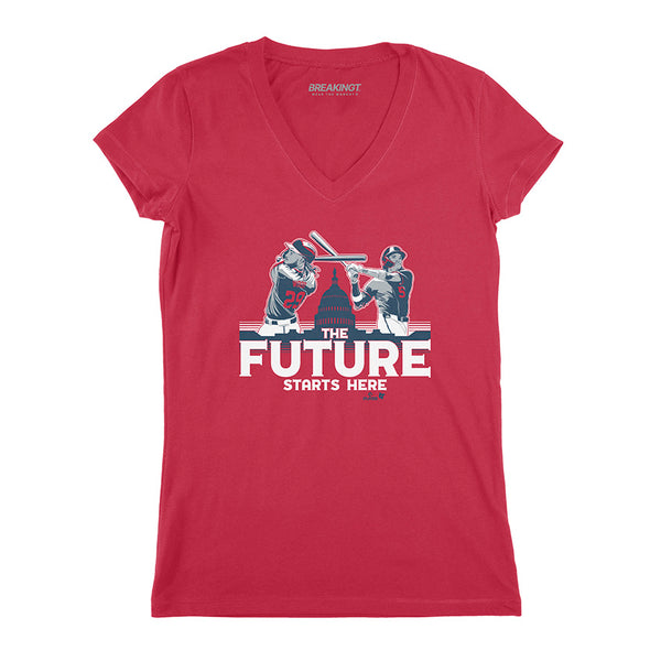 James Wood & CJ Abrams Future Starts Here Shirt, DC - MLBPA -BreakingT