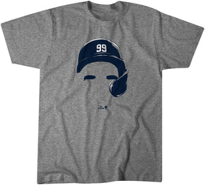 Aaron Judge: Blank Face Shirt, New York - MLBPA Licensed - BreakingT