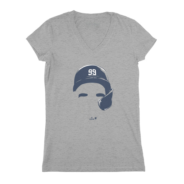 Aaron Judge: Blank Face Shirt, New York - MLBPA Licensed - BreakingT