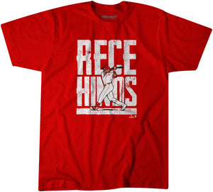 Rece Hinds: Slugger Swing Shirt, Cincinnati -MLBPA Licensed- BreakingT