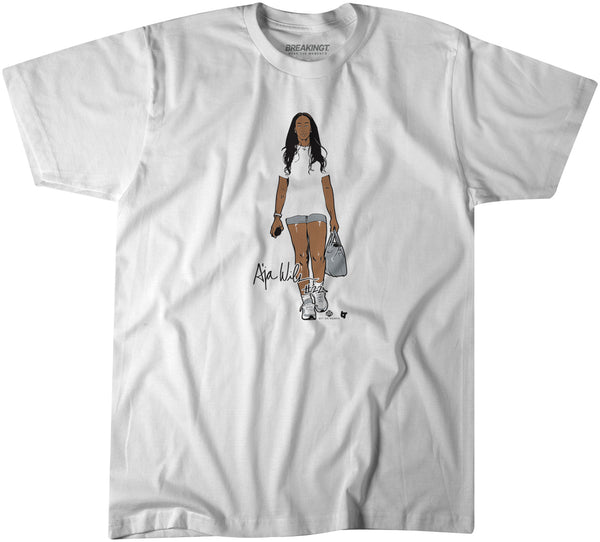 A'ja Wilson: White Tee