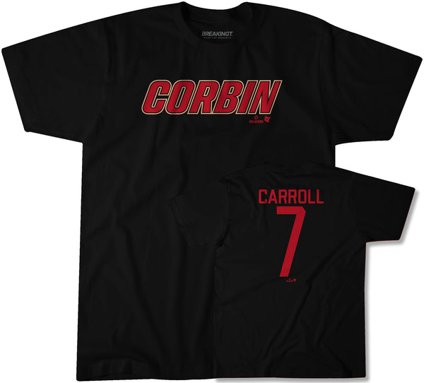 Corbin Carroll Jersey T-Shirt (Name & Number) - Arizona Baseball