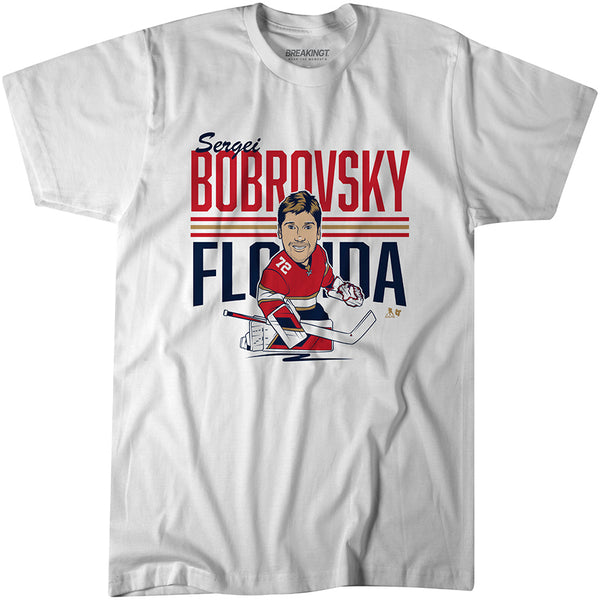 Sergei Bobrovsky: Center Ice Caricature