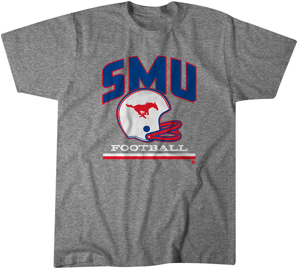 SMU Mustangs: Vintage Football Helmet