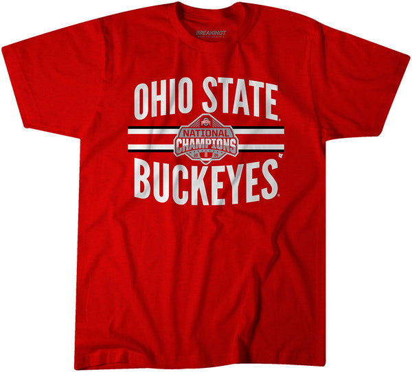 Ohio State Football: National Champions Logo Stripe