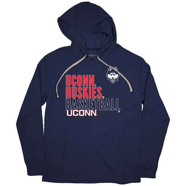 UConn Basketball: Text Logo Overlay