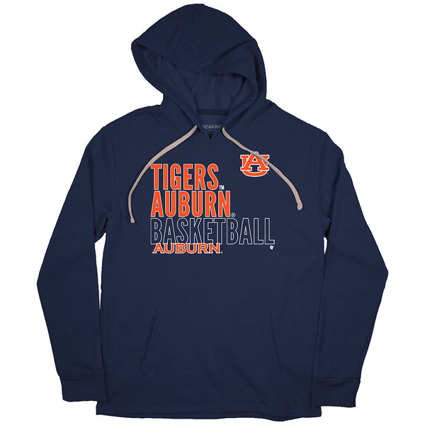 Auburn Basketball: Text Logo Overlay