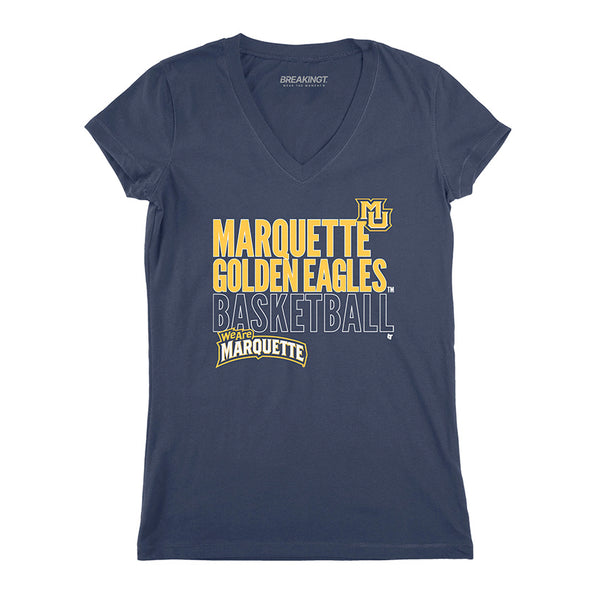 Marquette Basketball: Text Logo Overlay