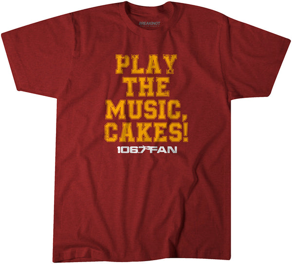 106.7 the Fan: Play the Music Cakes