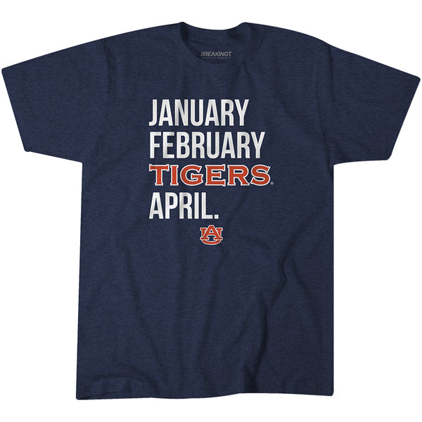 Auburn Basketball: January February AUBURN April