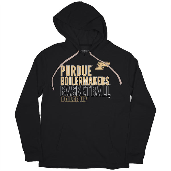 Purdue Basketball: Text Logo Overlay