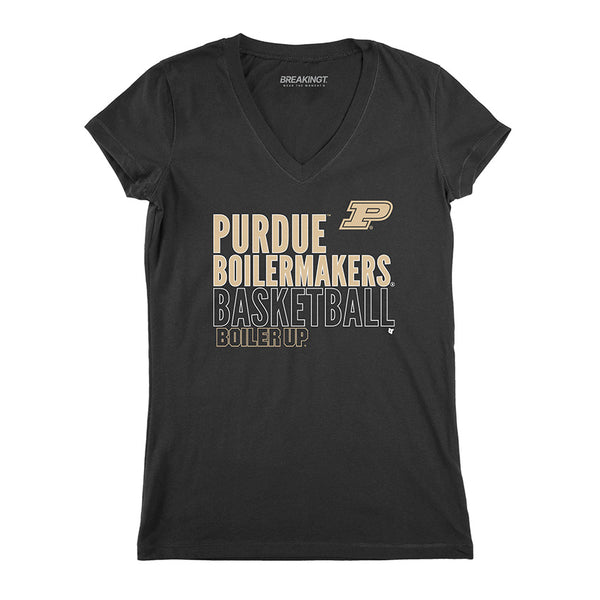 Purdue Basketball: Text Logo Overlay