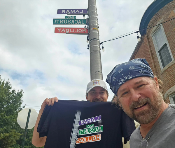 Lamar Jackson Holliday Street Sign