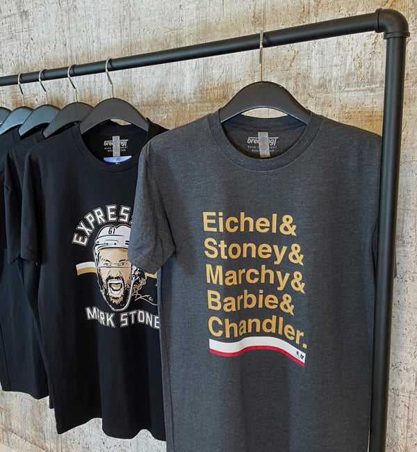 Vegas: Eichel & Stoney & Marchy & Barbie & Chandler Adult T-Shirt