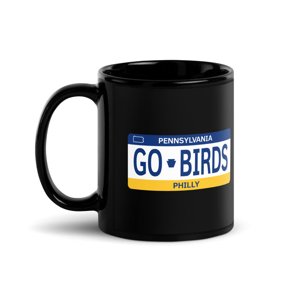 Go Birds License Plate Mug T-Shirt | Philadelphia SouthPhillyJawn