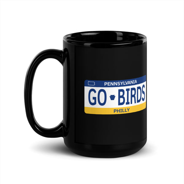 Go Birds License Plate Mug T-Shirt | Philadelphia SouthPhillyJawn