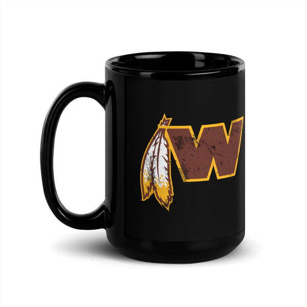 Washington Football Feather Mug T-Shirt | Washington Pro Football