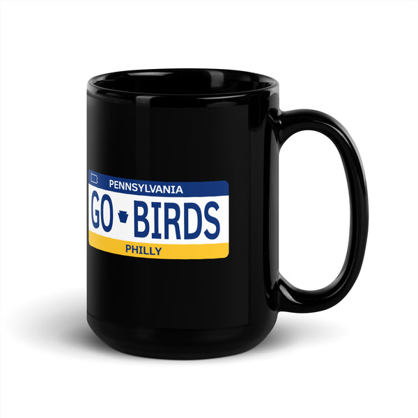 Go Birds License Plate Mug T-Shirt | Philadelphia SouthPhillyJawn