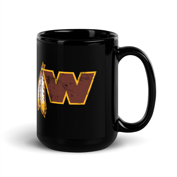 Washington Football Feather Mug T-Shirt | Washington Pro Football