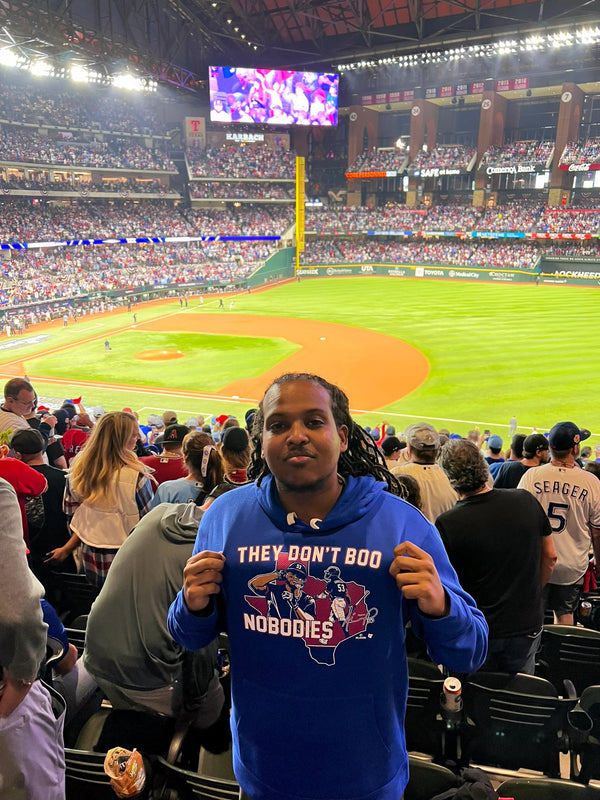 Adolis García They Don't Boo Nobodies Shirt, Texas - MLBPA - BreakingT