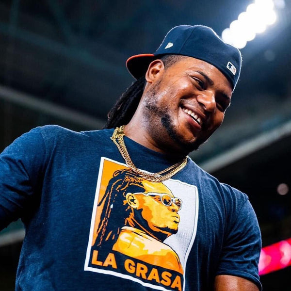 Framber Valdez: La Grasa Shirt, Houston - MLBPA Licensed - BreakingT