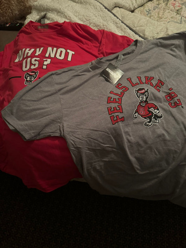 NC State Basketball: Why Not Us? Adult T-Shirt