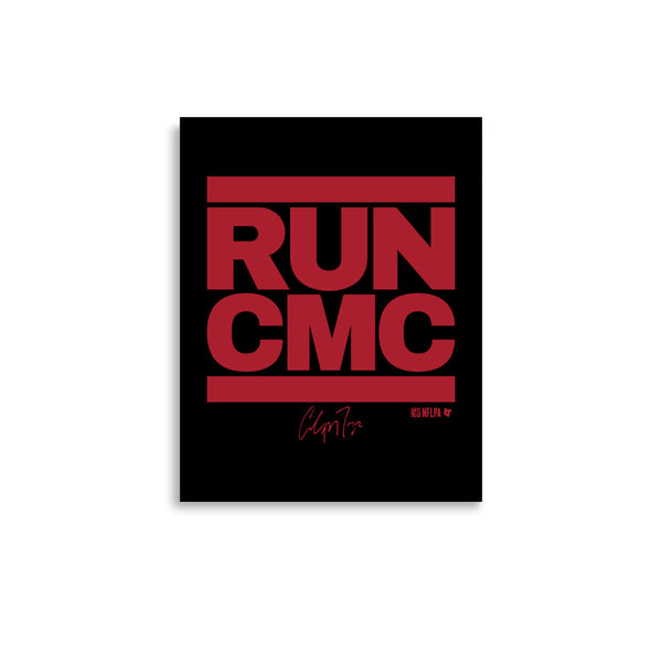 Christian McCaffrey: Run CMC San Francisco Art Print