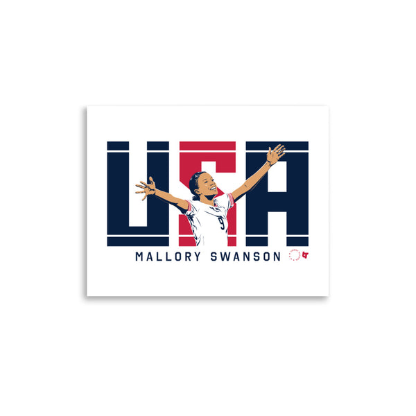 Mallory Swanson: USA Art Print