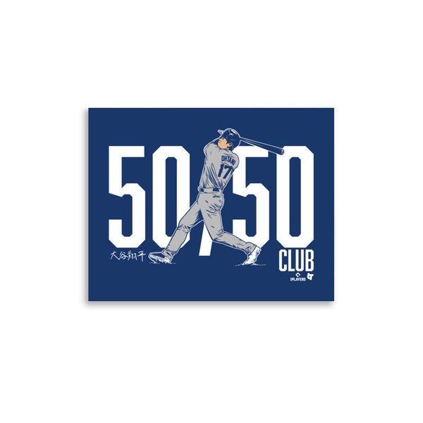 Shohei Ohtani: 50/50 Club Art Print