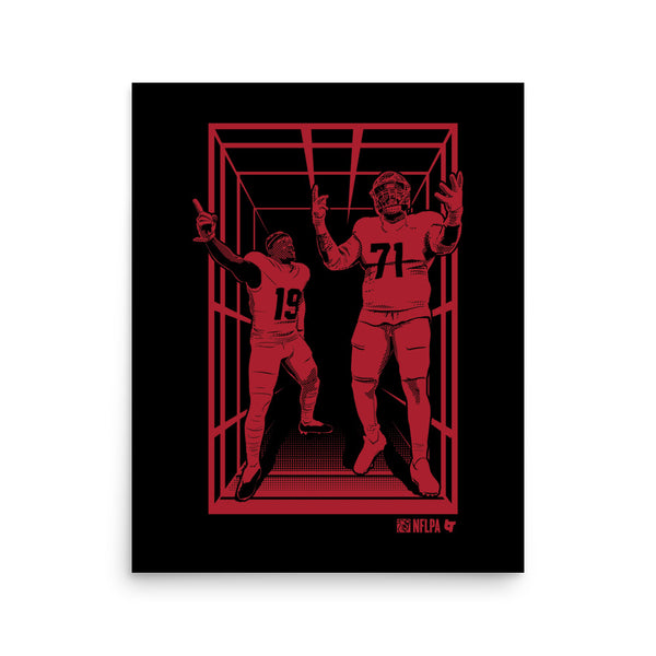 Deebo Samuel & Trent Williams: Bay Area Bumpin' Art Print