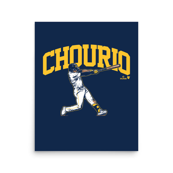 Jackson Chourio: Slugger Swing Art Print