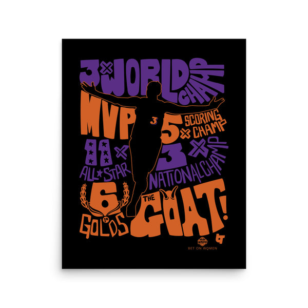 Diana Taurasi: GOAT Things Art Print