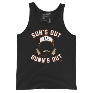 Gunnar Henderson: Sun's Out Gunn's Out Tank Top - MLBPA - BreakingT