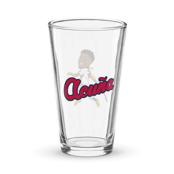 RONALD ACUÑA JR: CARICATURE Pint Glass