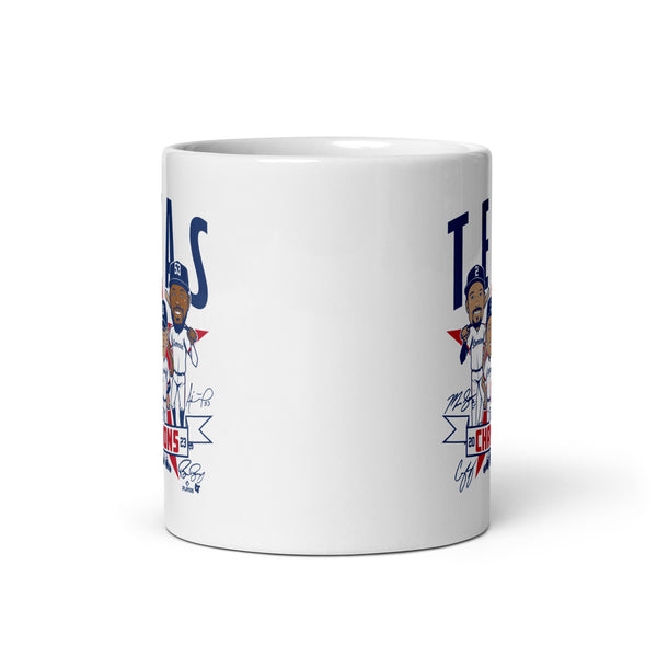 Texas Baseball: World Champions Caricatures Mug