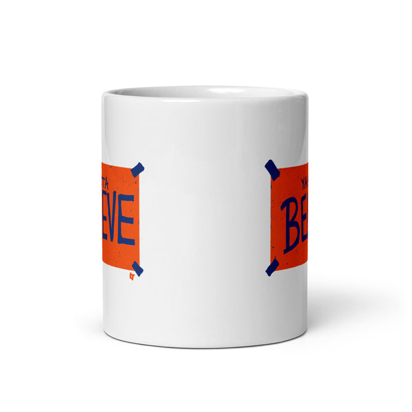 New York Baseball: Ya Gotta Believe Sign Mug