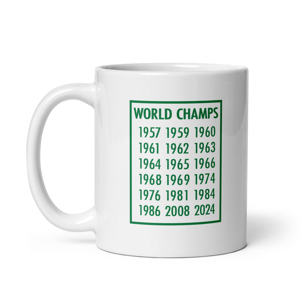 Boston Basketball: 18-Time World Champions Mug