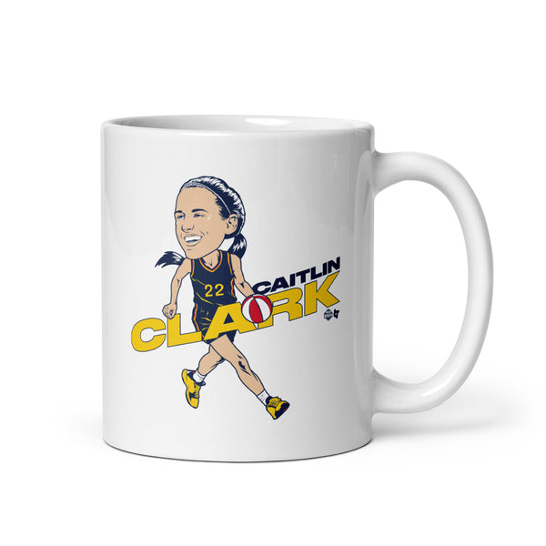 Caitlin Clark: Caricature - Indiana Mug