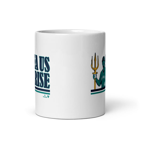 Julio RodrÍguez: SEA Us Rise Mug, Seattle - MLBPA Licensed - BreakingT