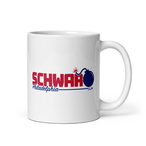 Kyle Schwarber: Schwarbomb Logo Mug