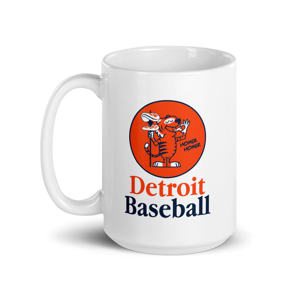 Detroit Baseball Pizza Spear Mug