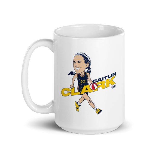 Caitlin Clark: Caricature - Indiana Mug