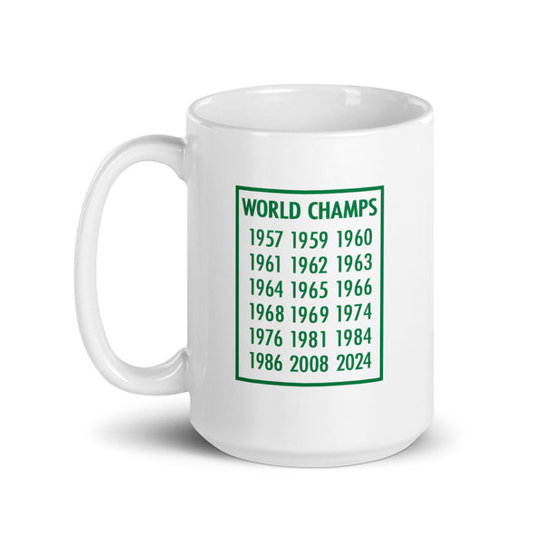 Boston Basketball: 18-Time World Champions Mug