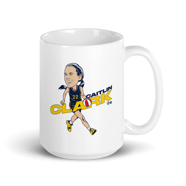 Caitlin Clark: Caricature - Indiana Mug