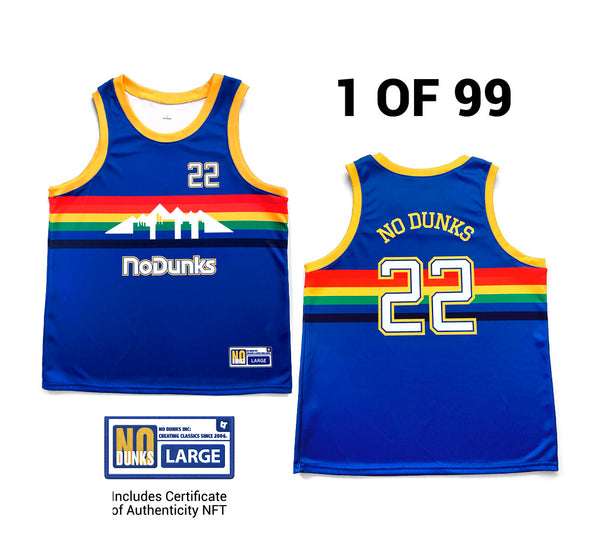 No Dunks: Denver Jersey LE - Size LARGE (Includes Digital Patch)